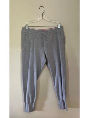 Patagonia Womens Large Heather Gray Ahnya Joggers Drawstring Pockets